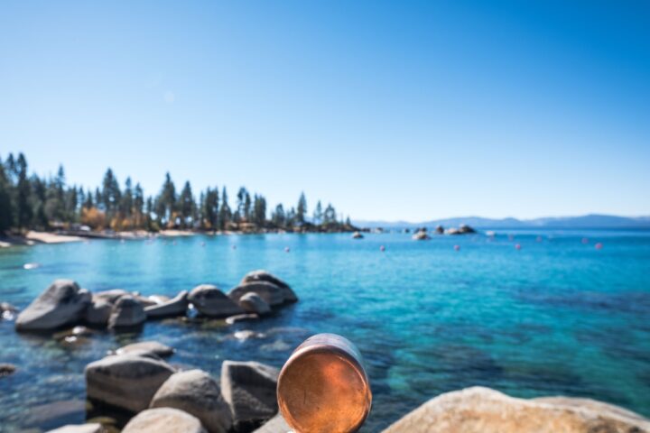 Lake Tahoe'da bir iğne delik kamera. Fotoğraf: Ryland West, Tahoe