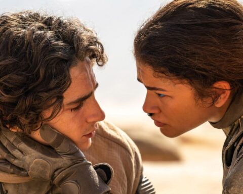 Timothée Chalamet ve Zendaya, Dune: Bölüm 2 (2024), Photo: Niko Tavernis / Warner Bros.