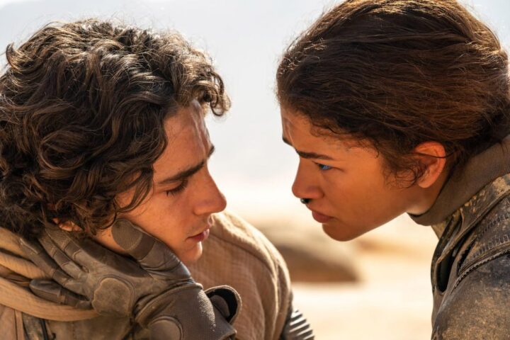 Timothée Chalamet ve Zendaya, Dune: Bölüm 2 (2024), Photo: Niko Tavernis / Warner Bros.