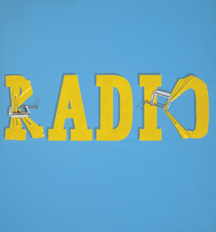 Ed Ruscha, Hurting The Word Radio 2, 1964, Fotoğraf: Christie's 