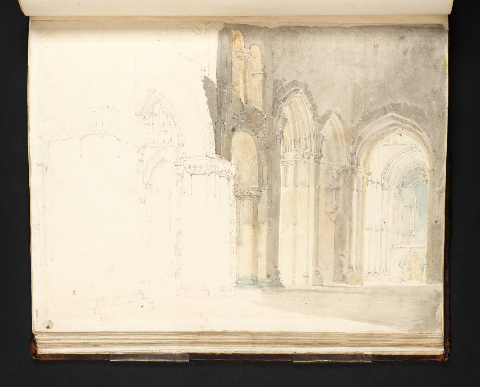 J. M. W. Turner, The Interior of St David's Cathedral, 1795, Tate
