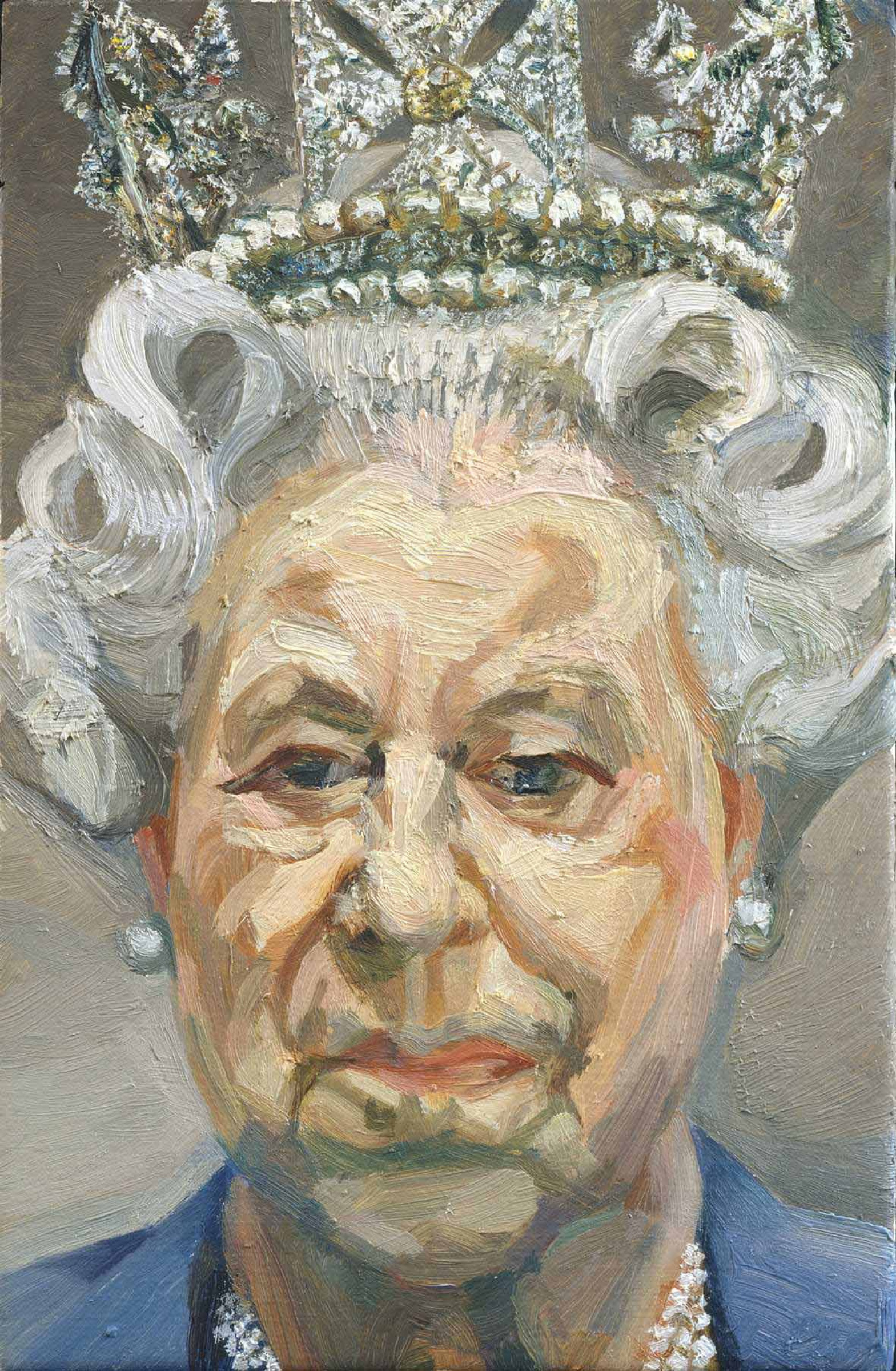 Lucian Freud, Queen Elizabeth II, 2001, Fotoğraf: Royal Collection, Windsor
