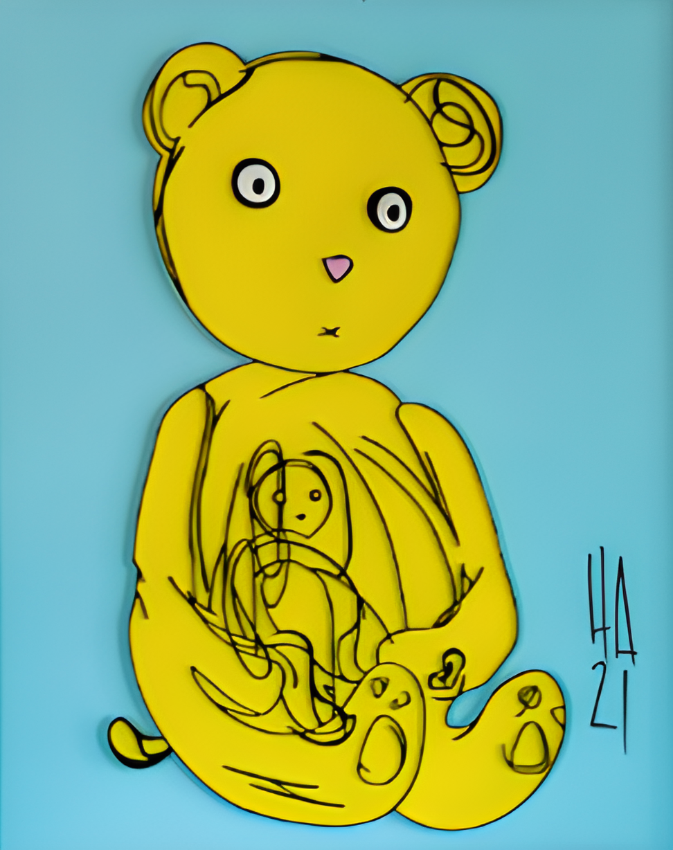 Haluk Akakçe, Teddy - HAKA018, 2021155.0 x 125.0 cm, Bilgili Sanat’ın izniyle