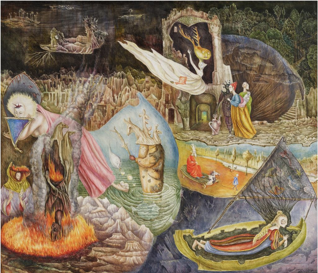 Leonora Carrington, Les Distractions de Dagobert (1945) 