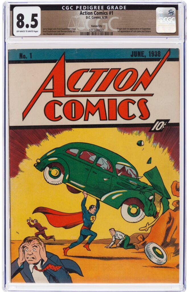 Action Comics No 1, Heritage Auctions izniyle.