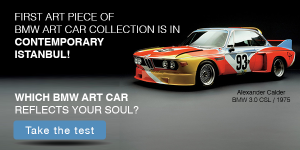 BMW Art Car sergisi duyurusu görseli