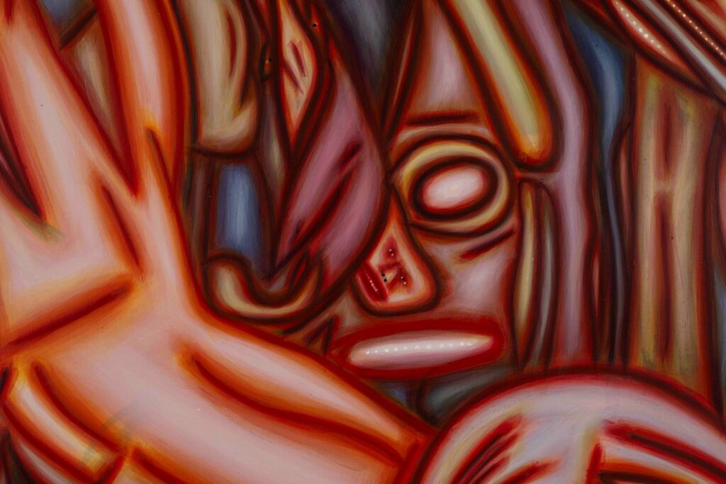 Güneş Terkol and Güçlü Öztekin at Kasa Gallery